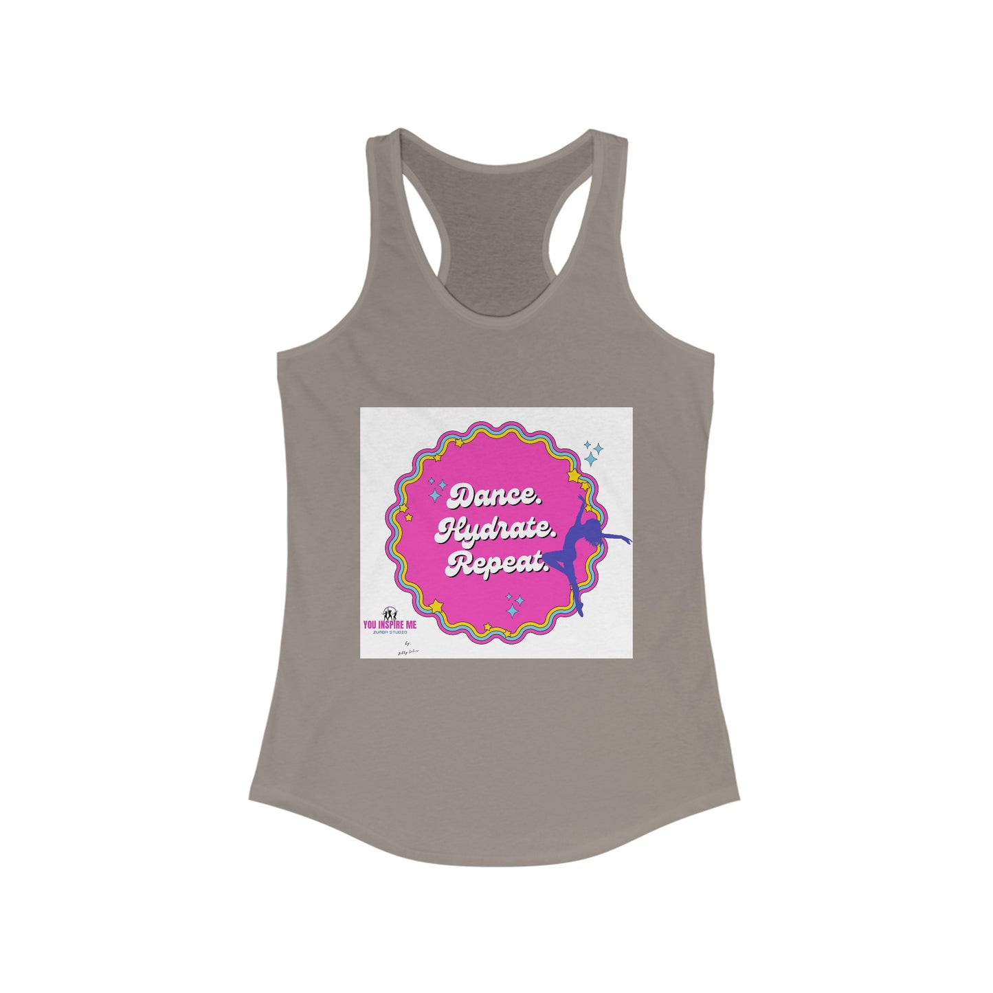 Camiseta de tirantes para mujer "Me inspiras"