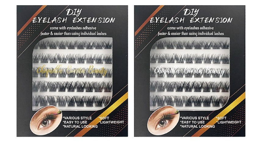 Extensiones de pestañas individuales DIY