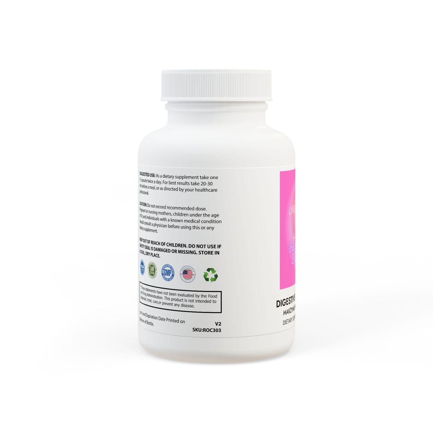 Suplemento de mezcla de enzimas digestivas (60 cápsulas)