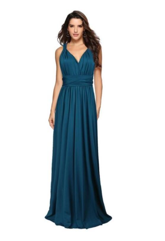 Women's Sexy Long Party Dress Club Floor-Length Summer Backless