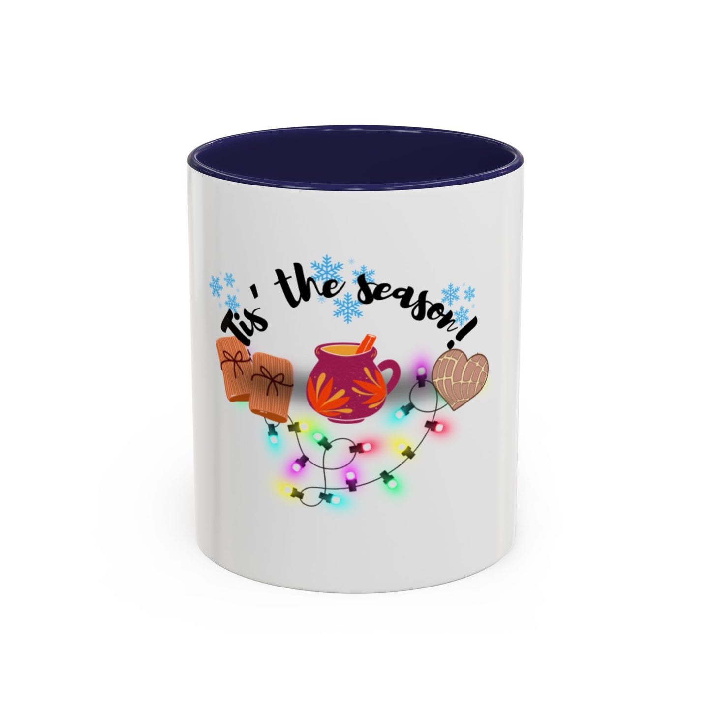 “’Tis’ The Season “Accent Coffee Mug (11, 15oz)