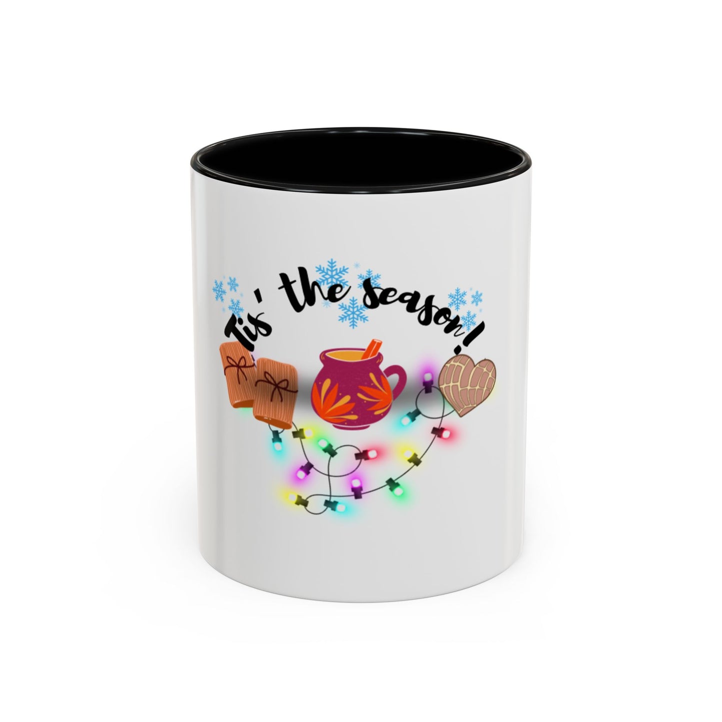 “’Tis’ The Season “Accent Coffee Mug (11, 15oz)