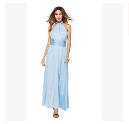 Women's Sexy Long Party Dress Club Floor-Length Summer Backless