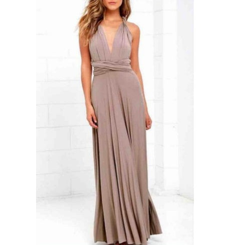 Women's Sexy Long Party Dress Club Floor-Length Summer Backless