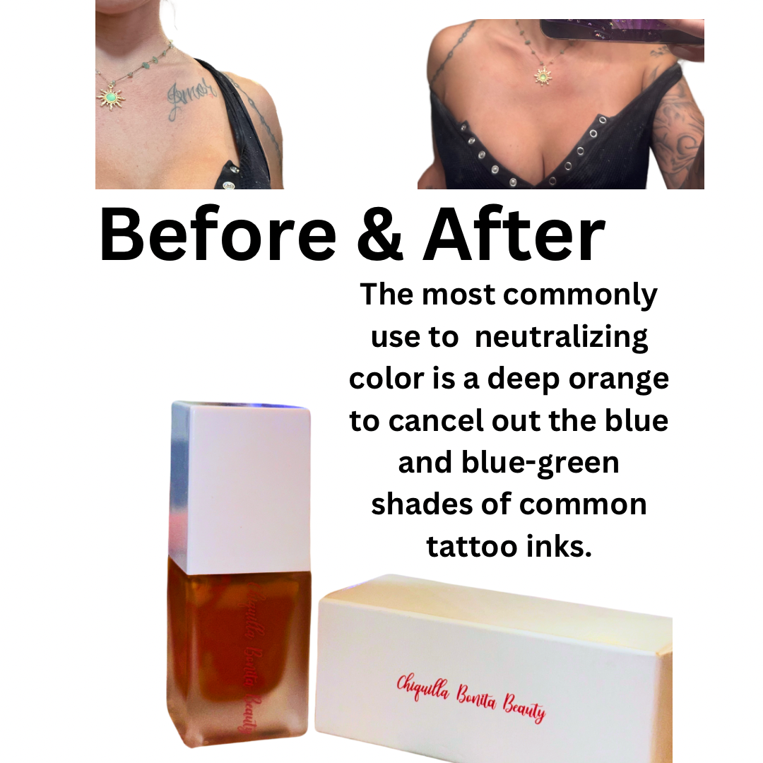 Corrector Tattoo Orange de cobertura profesional