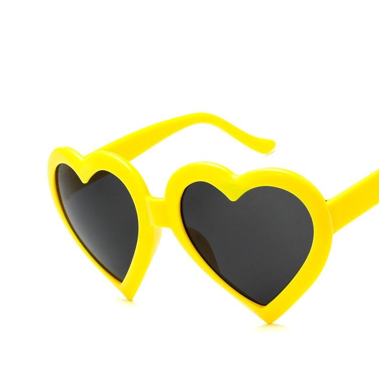 Trendy Heart-shaped Sunglasses Colorful