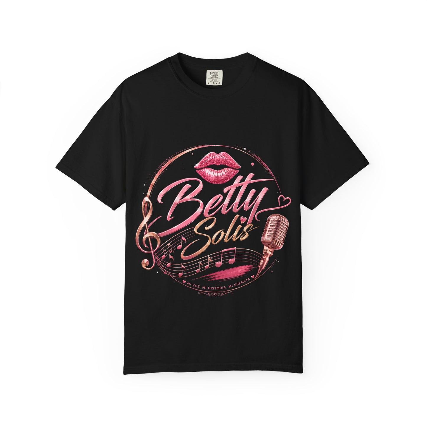 Betty Solis Retro Microphone T-Shirt merch