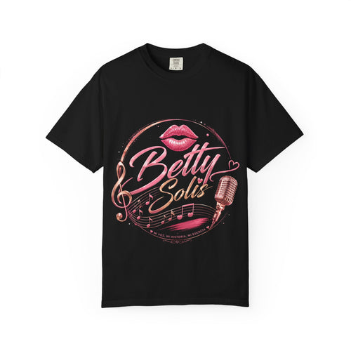 Betty Solis Retro Microphone T-Shirt merch