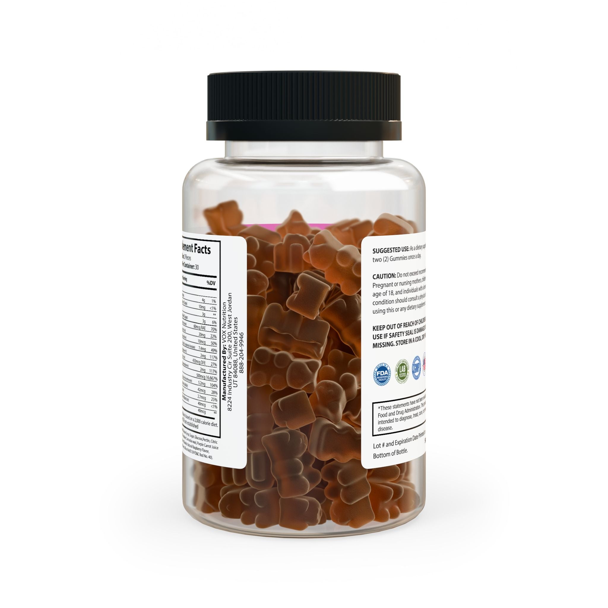 Gomitas vitamínicas para el cabello (60 gomitas)