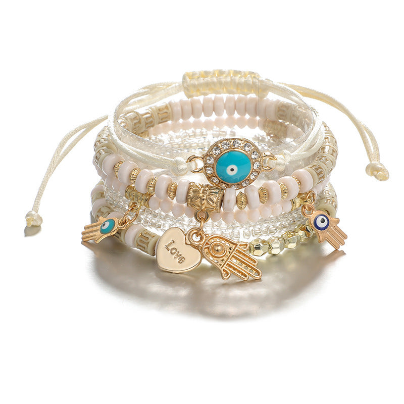 Bohemian six-piece bracelet