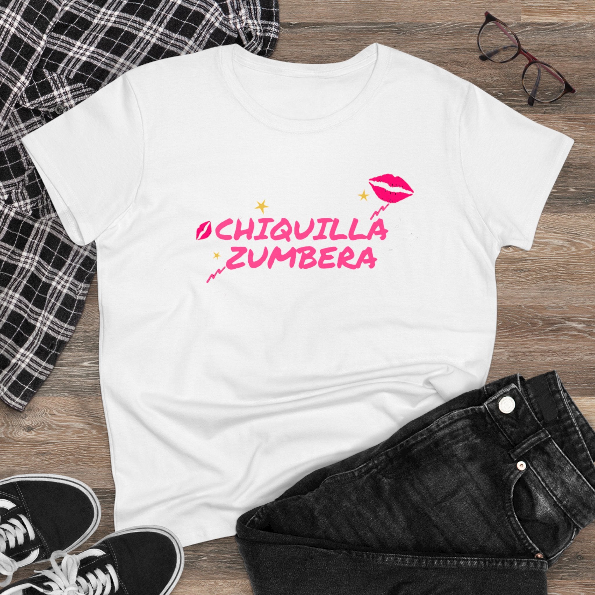 Camiseta de algodón de peso medio para mujer Chiquilla Zumbera