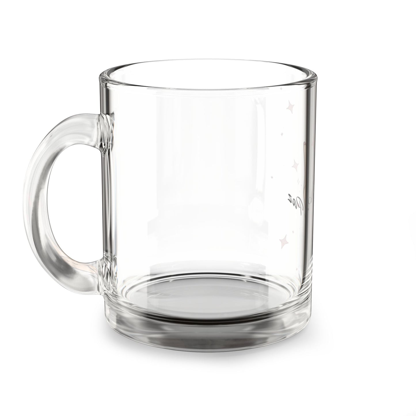 Taza de vidrio "Paz y Amor" - 10 oz, regalo perfecto para amigos y celebraciones