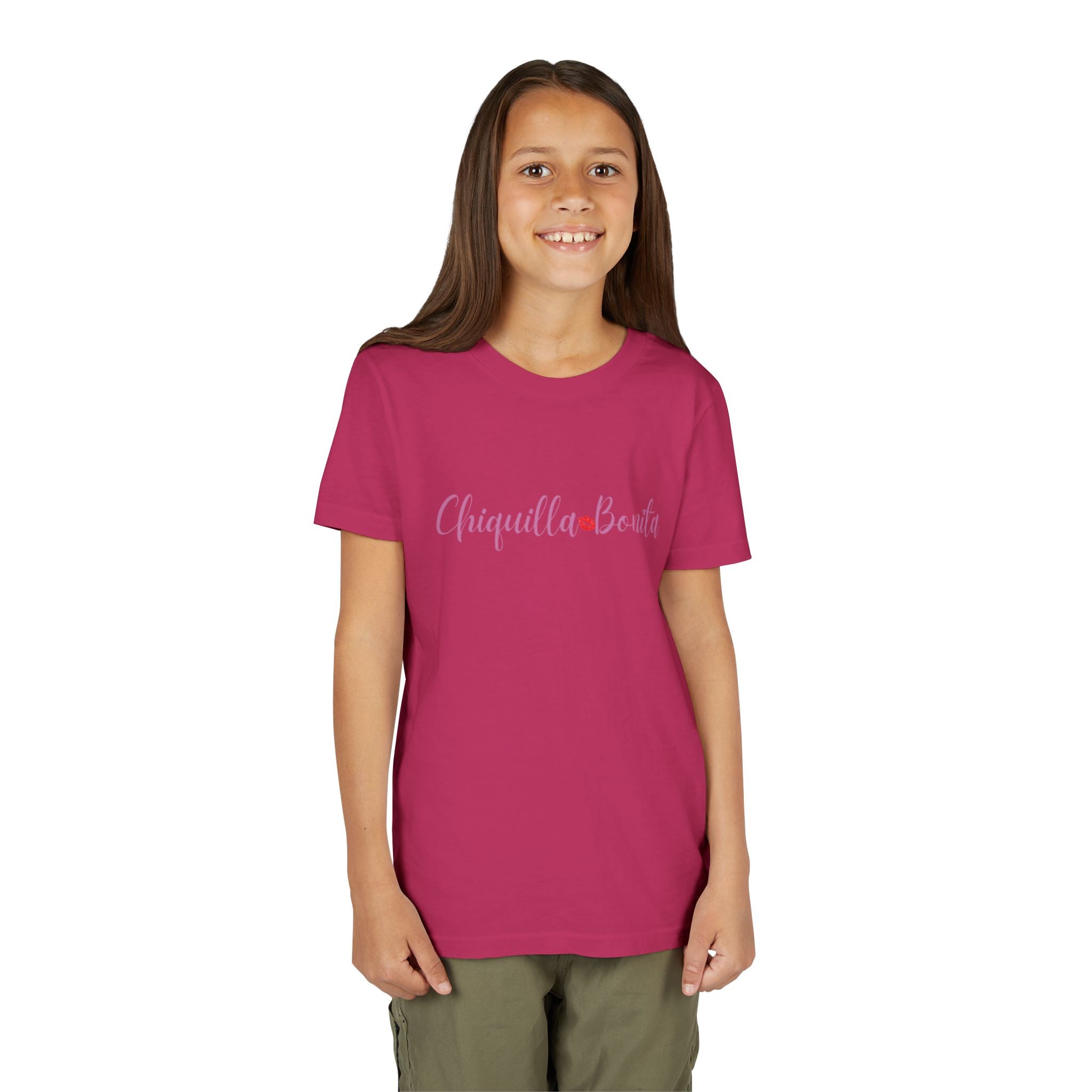 Camiseta de manga corta juvenil Chiquilla Bonita: una camiseta infantil divertida y divertida