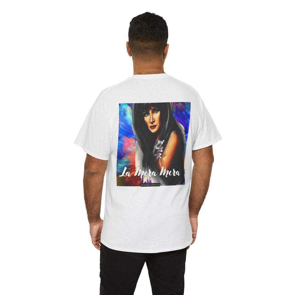 Camiseta unisex de algodón grueso LA MERA MERA BEATRIZ ADRIANA