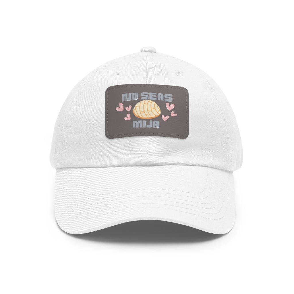 Sombrero Concha No Seas con Parche de Cuero (Rectángulo)