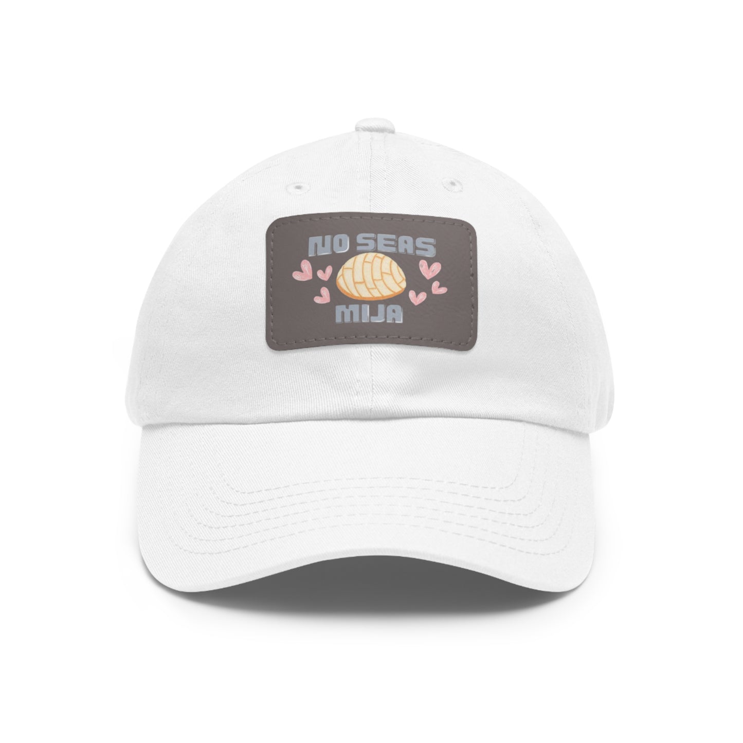 No seas Concha Hat with Leather Patch (Rectangle)