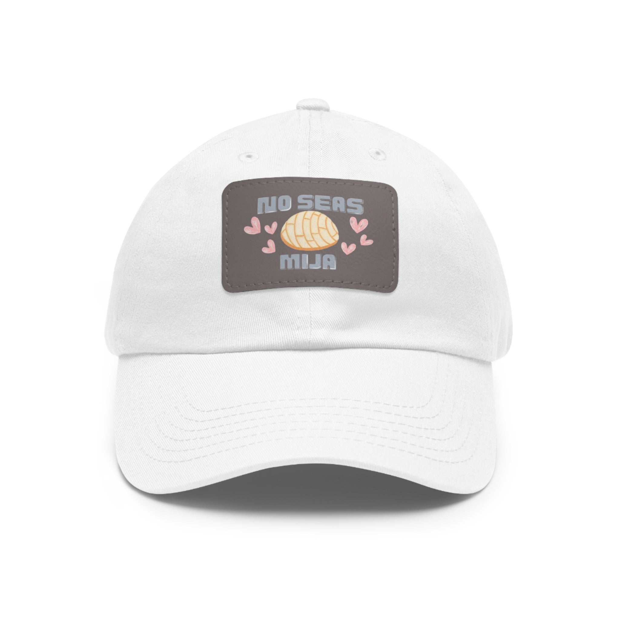 Sombrero Concha No Seas con Parche de Cuero (Rectángulo)