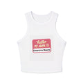 Camiseta sin mangas Chiquilla Bonita Rib Racer para mujer