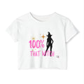 Women’s Festival Crop Top, 100% That Witch Shirt, Cute Witch Tee,