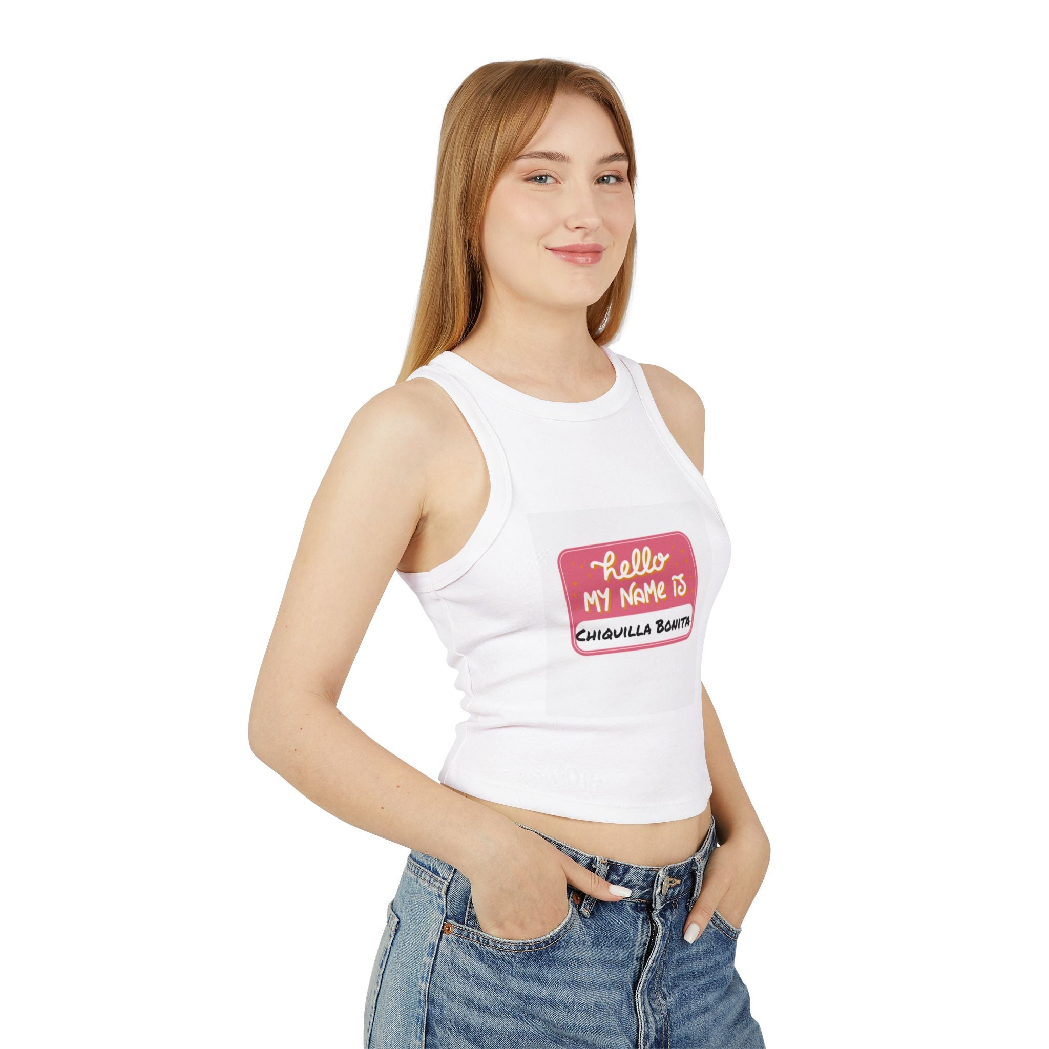 Camiseta sin mangas Chiquilla Bonita Rib Racer para mujer