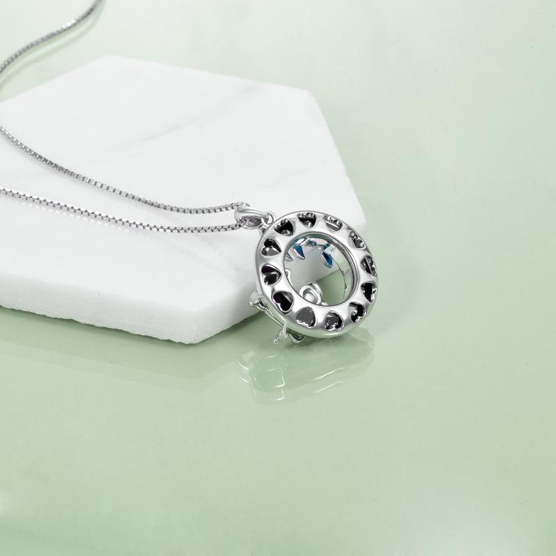Collar de elefante con joyas de cristal
