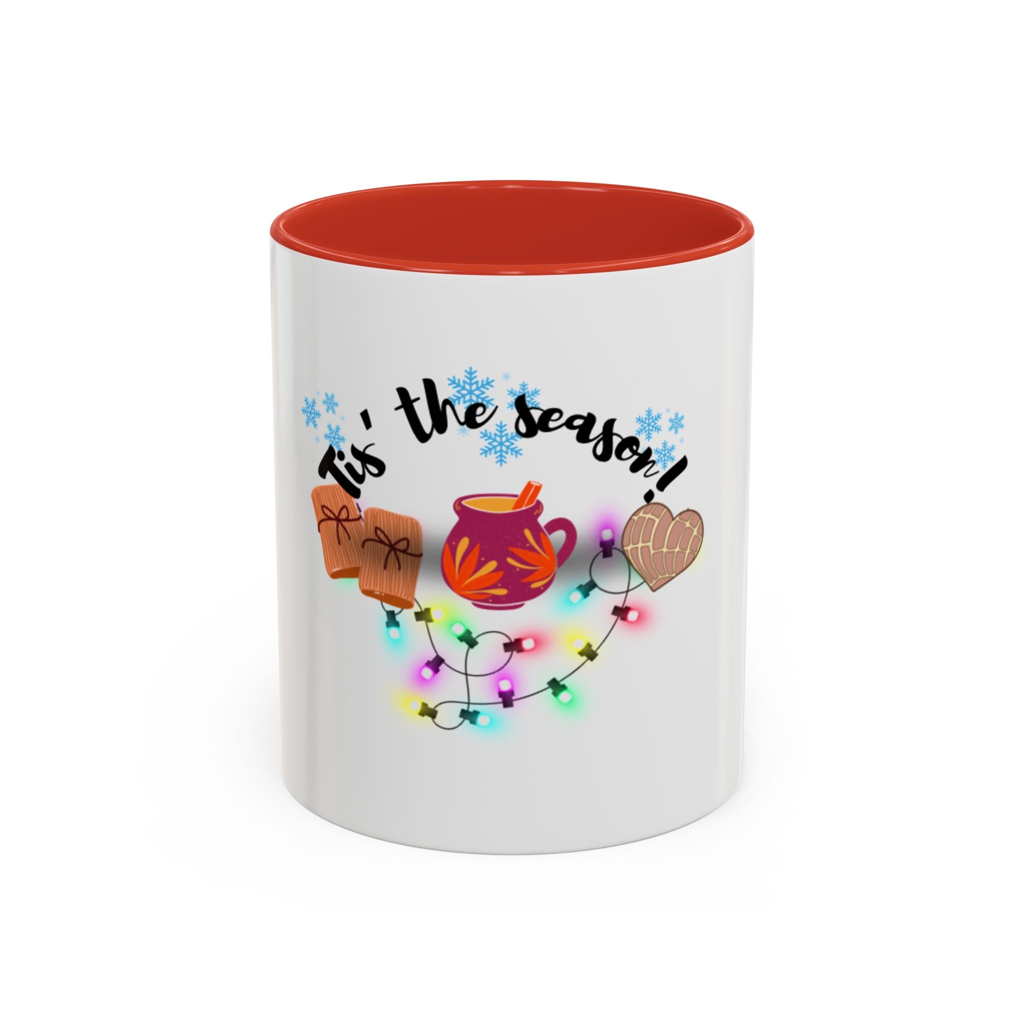 Taza de café con acento "Tis' The Season" (11, 15 oz)
