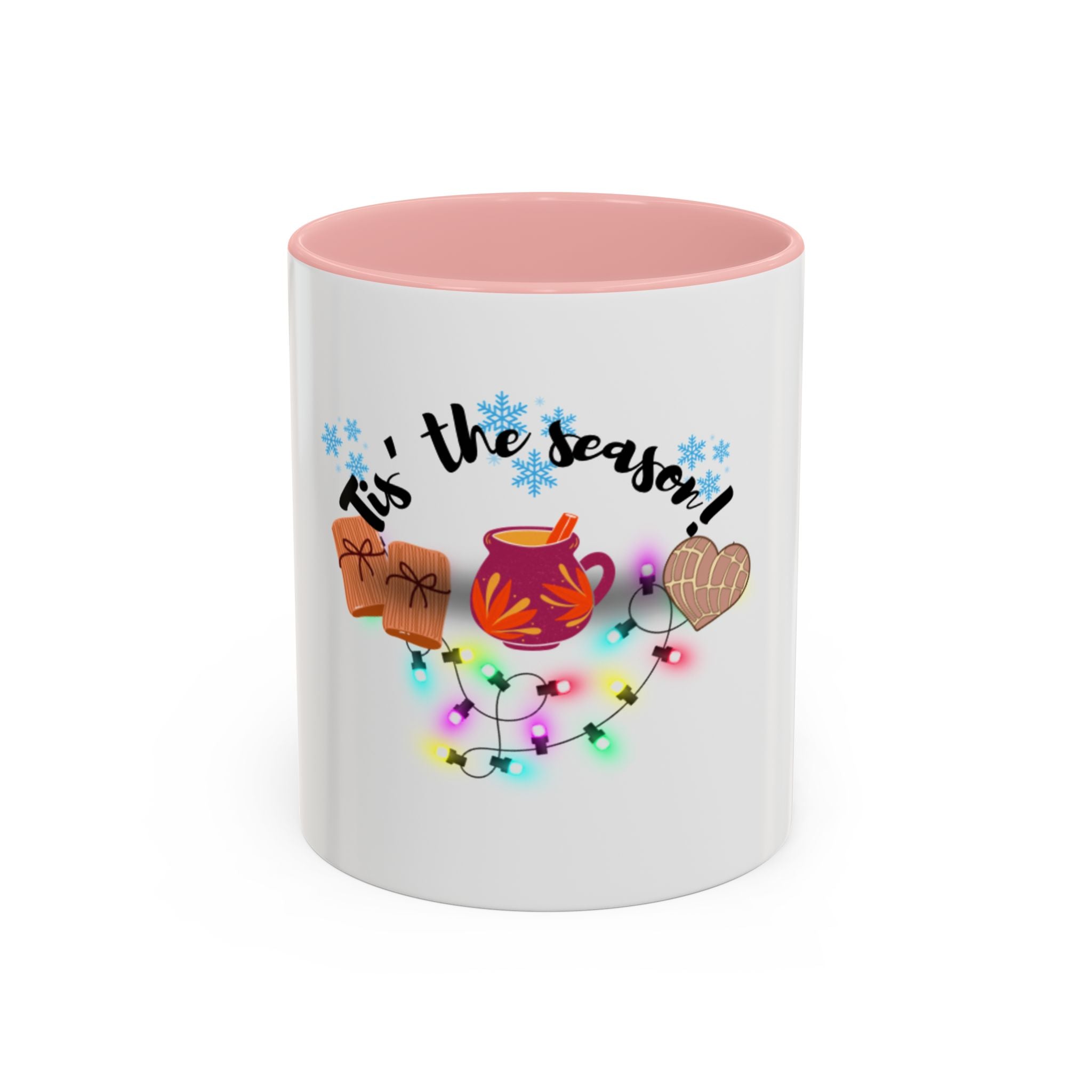 Taza de café con acento "Tis' The Season" (11, 15 oz)