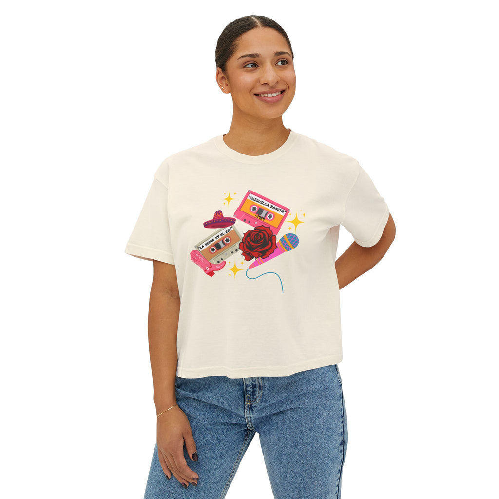 Camiseta cuadrada de MÚSICA CLÁSICA para mujer