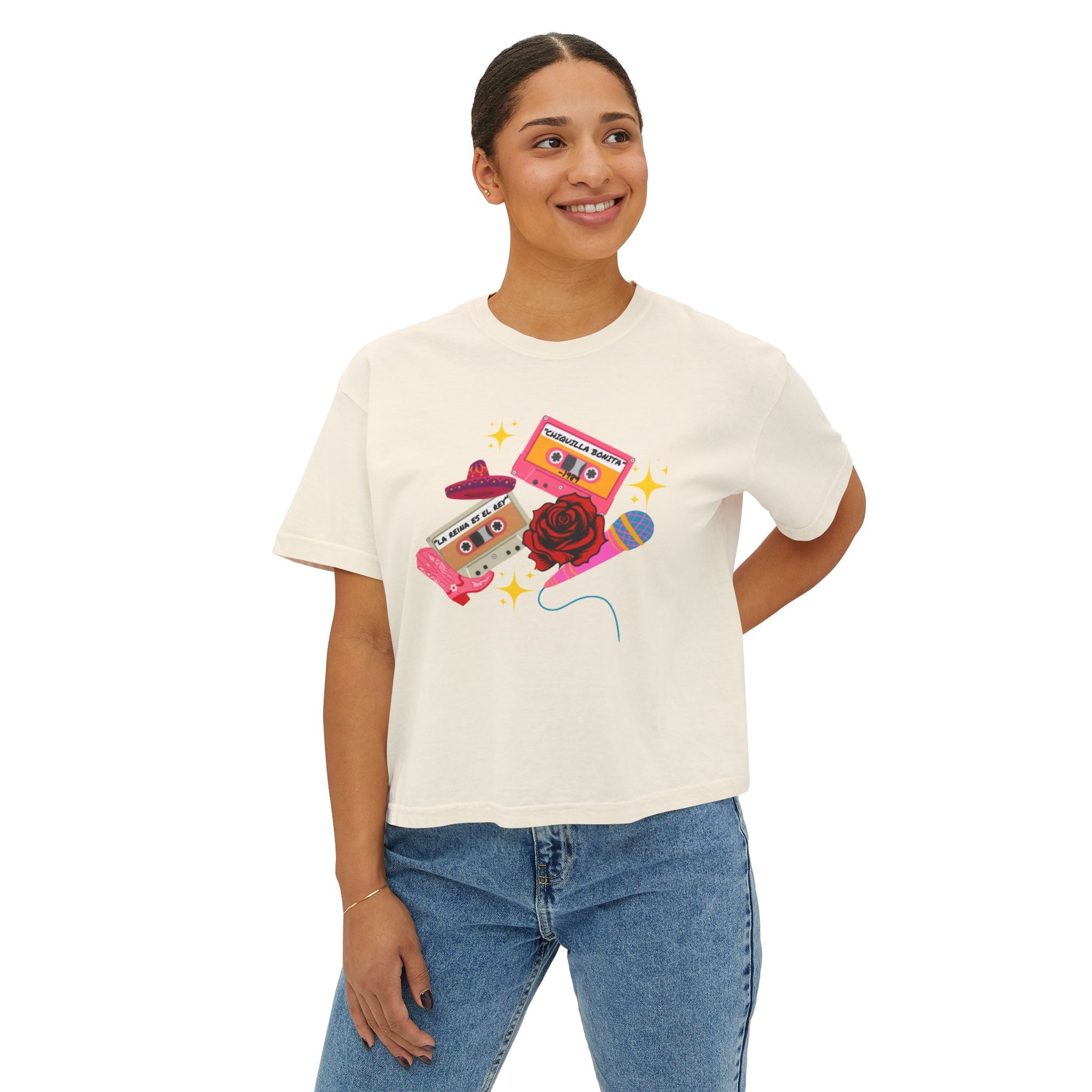 Camiseta cuadrada de MÚSICA CLÁSICA para mujer
