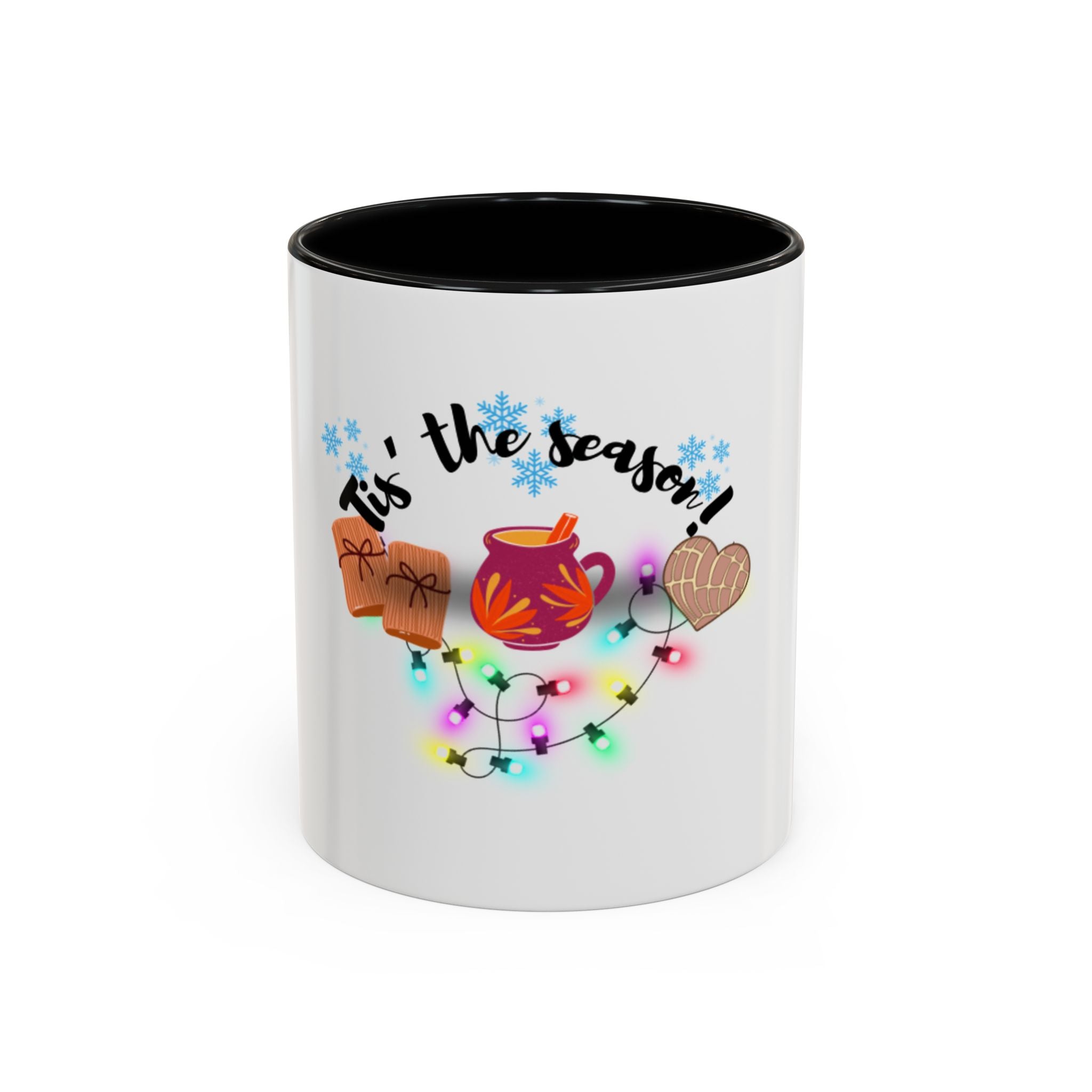 Taza de café con acento "Tis' The Season" (11, 15 oz)