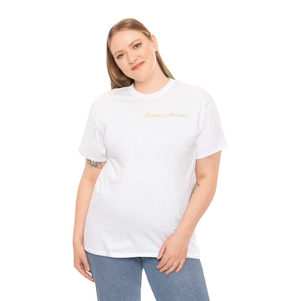 Camiseta unisex de algodón grueso LA MERA MERA BEATRIZ ADRIANA
