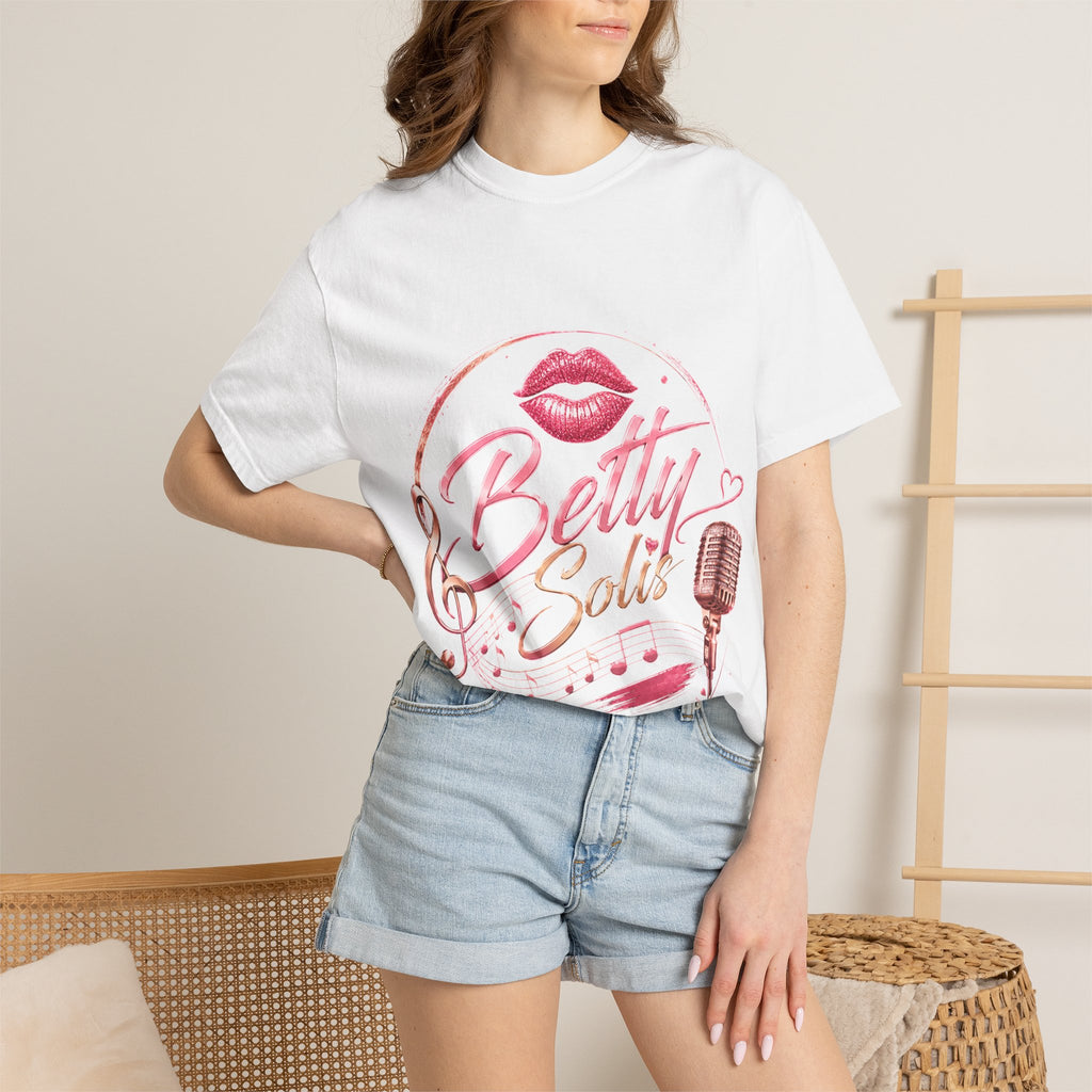 Betty Solis Retro Microphone T-Shirt merch