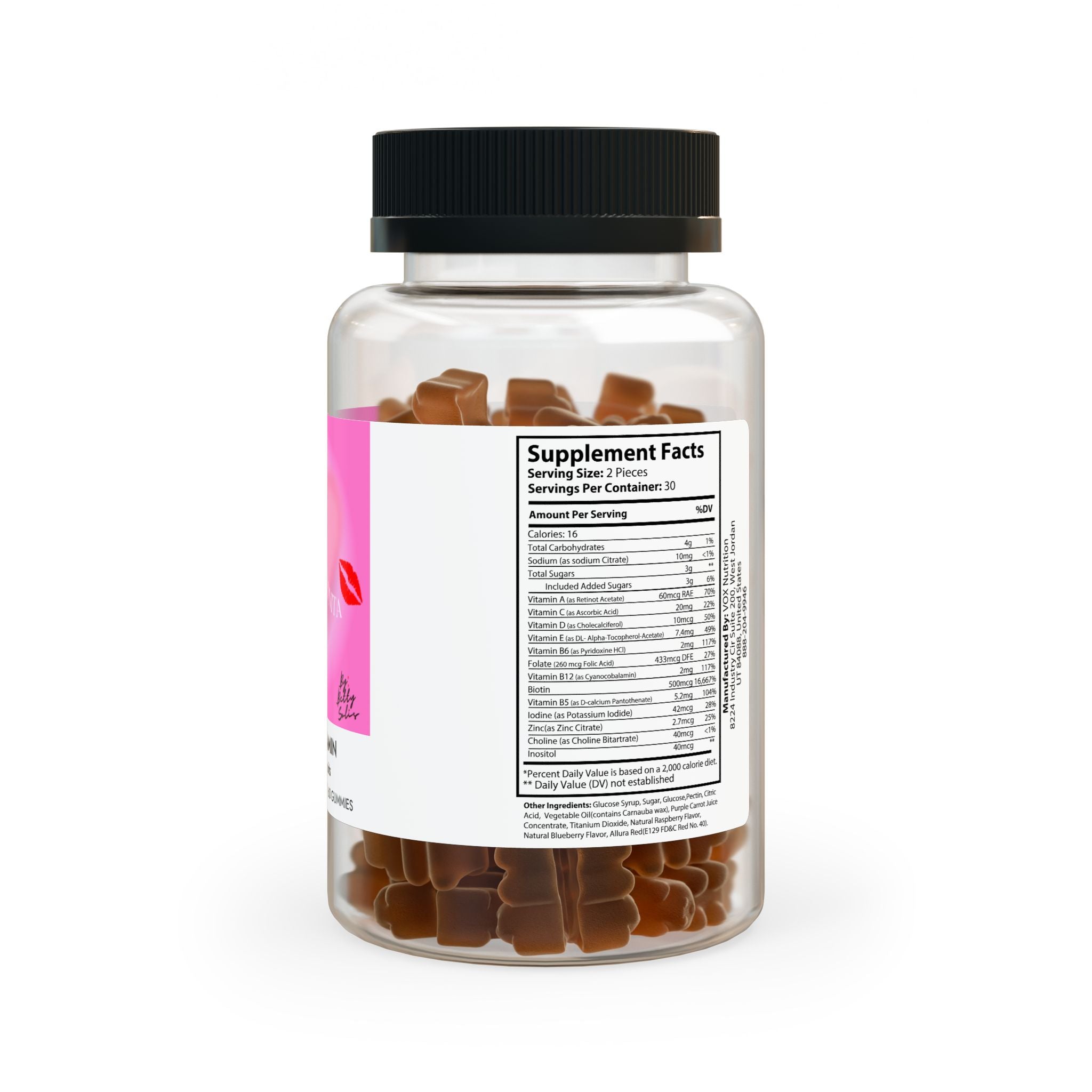Gomitas vitamínicas para el cabello (60 gomitas)