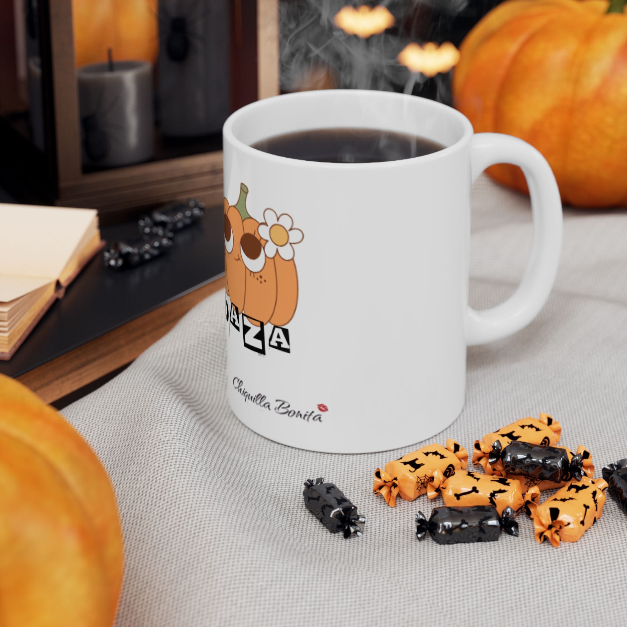 Taza de cerámica “Que te pasa Calabaza”, (11oz, 15oz)