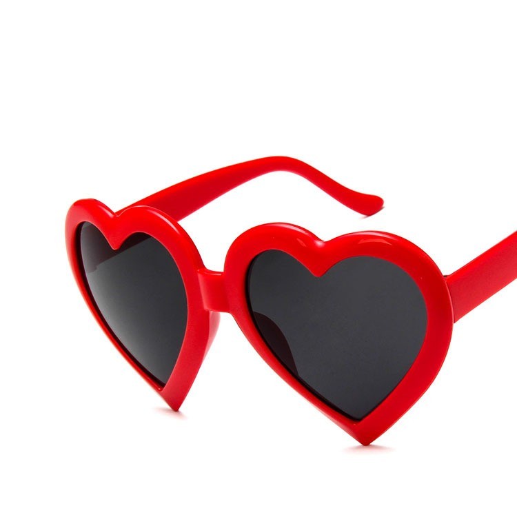 Trendy Heart-shaped Sunglasses Colorful