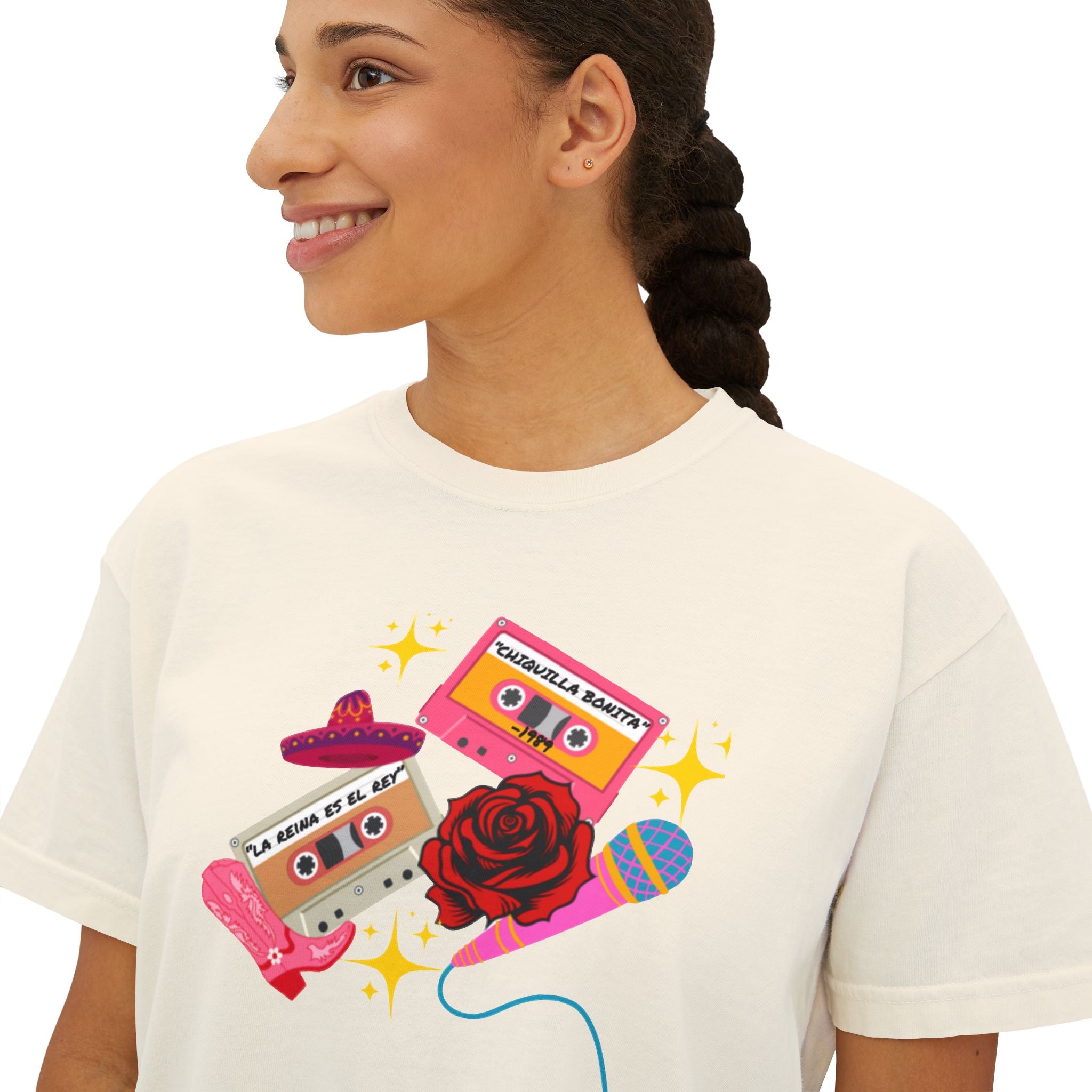 Camiseta cuadrada de MÚSICA CLÁSICA para mujer