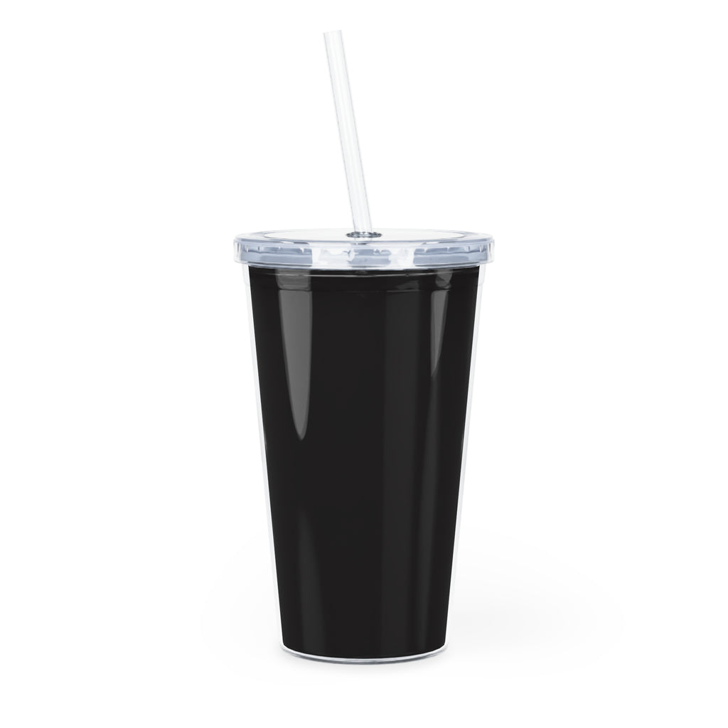 Chiquilla Bonita Straw Tumbler – Glitter Pink Latina Pride Cold Cup