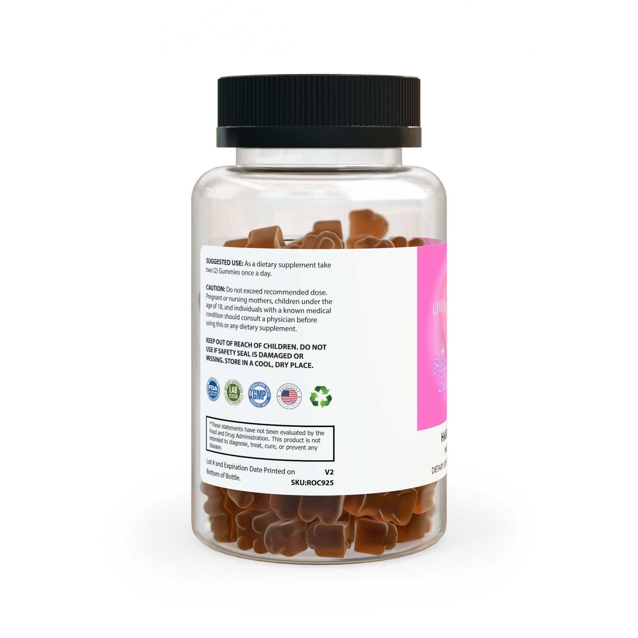Gomitas vitamínicas para el cabello (60 gomitas)