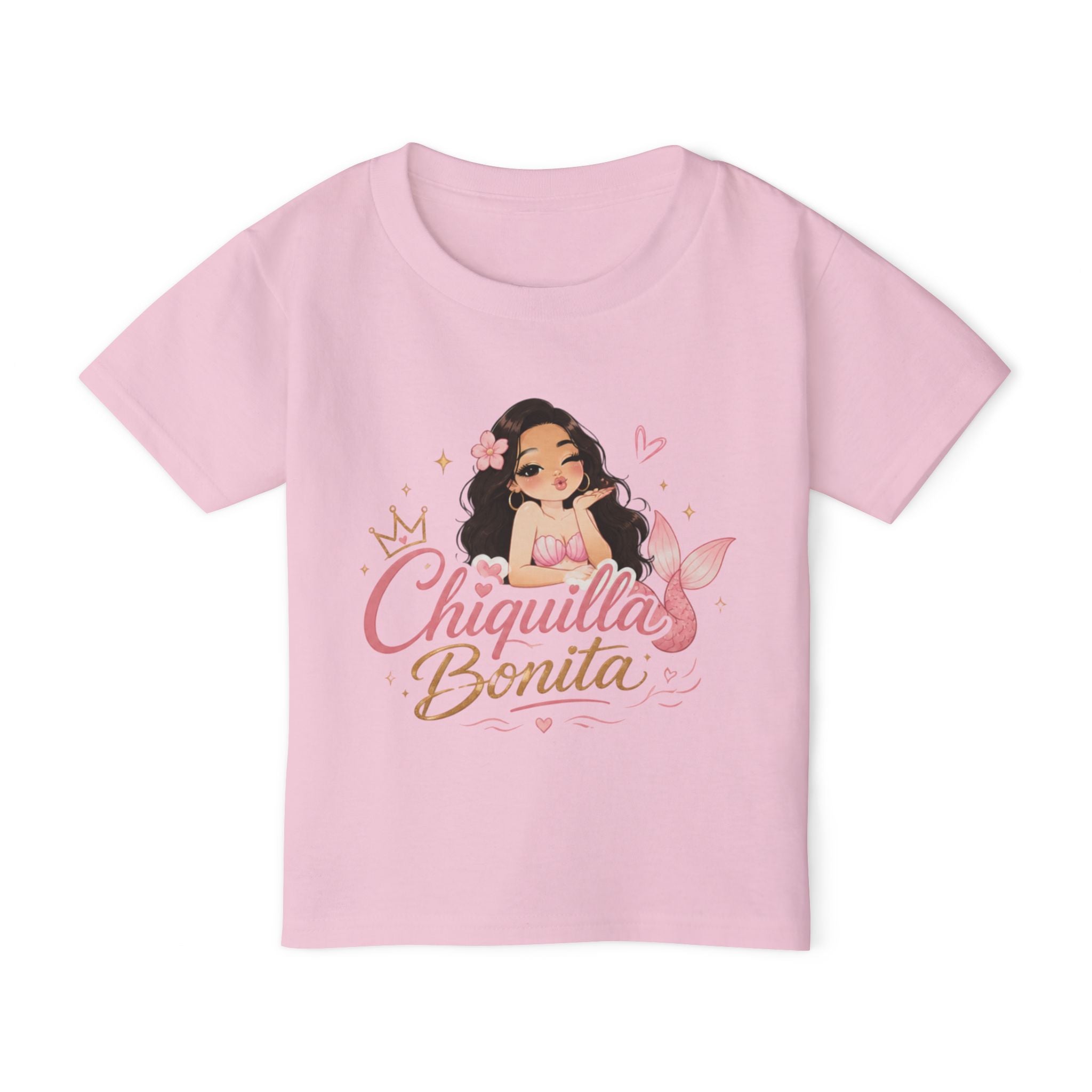 Toddler T‑Shirt — "Chiquilla Bonita" Cute Mermaid Girl Graphic