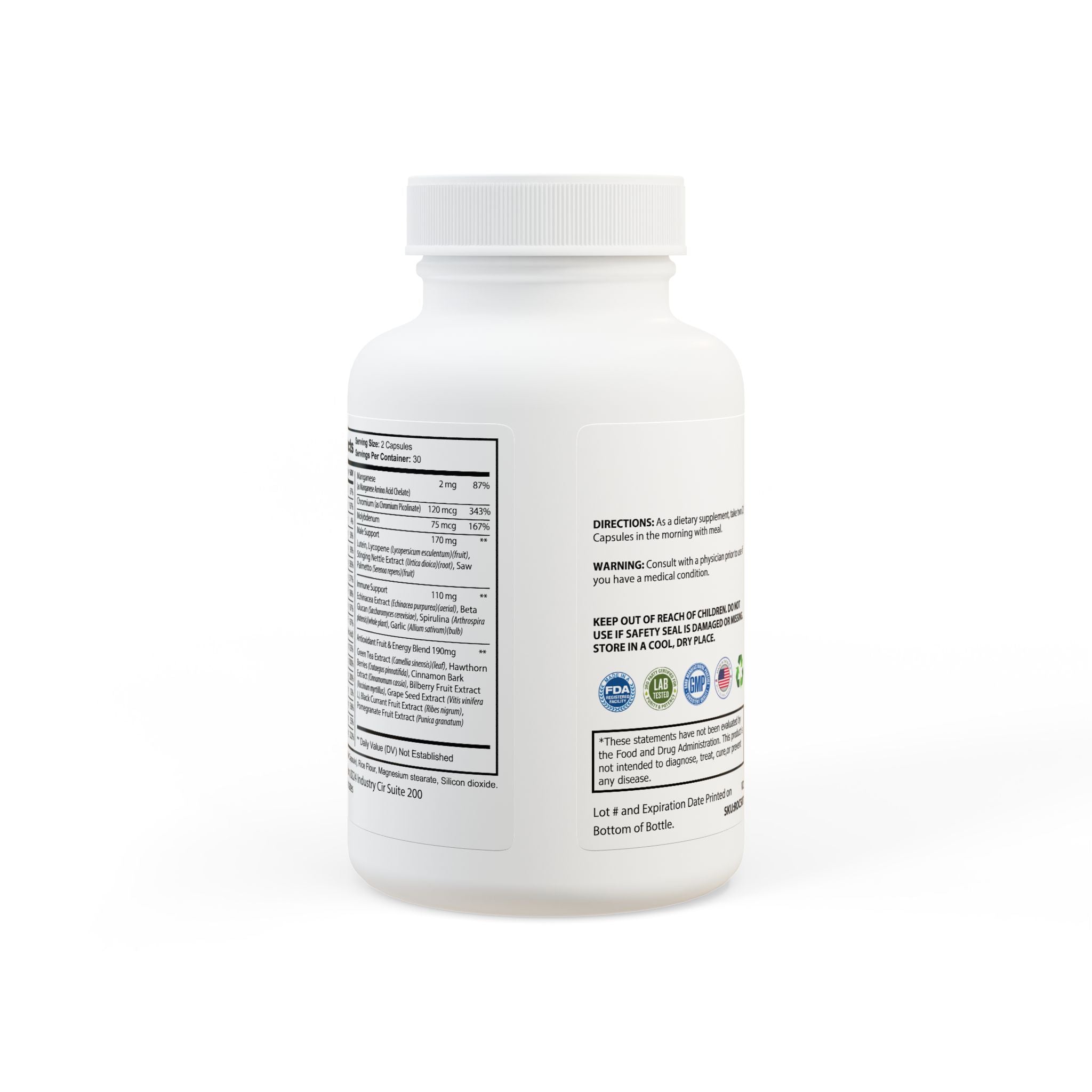 Chiquilla Bonita for Him Suplemento multivitamínico para hombres (60 cápsulas)