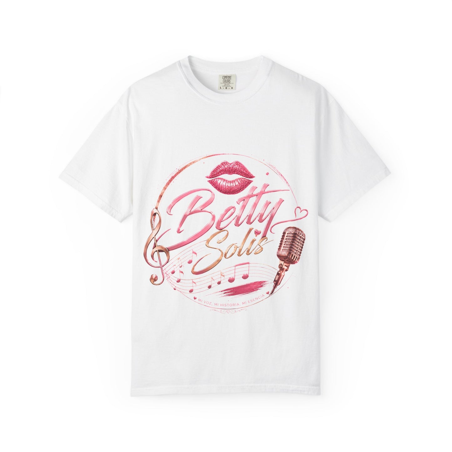 Betty Solis Retro Microphone T-Shirt merch