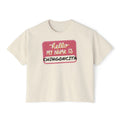 Camiseta cuadrada para mujer Chingoncita