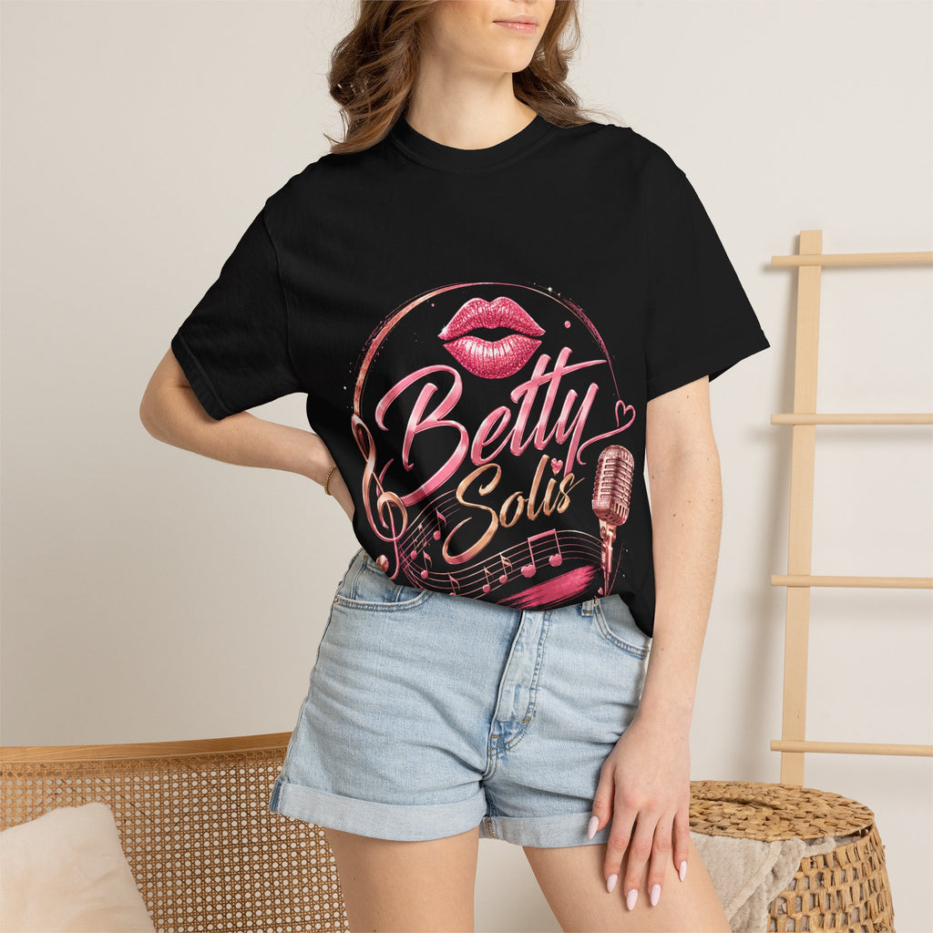 Betty Solis Retro Microphone T-Shirt merch