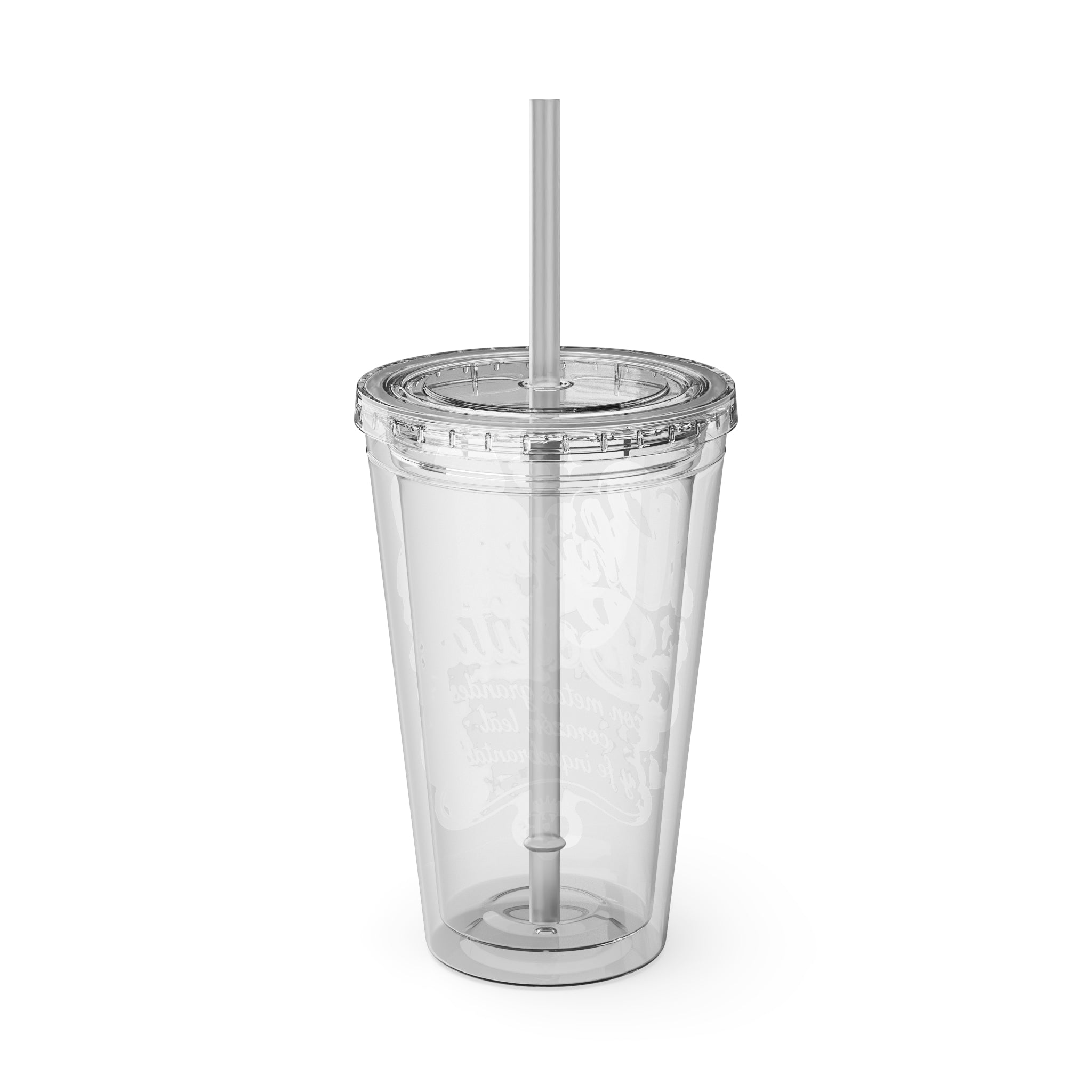 Chiquilla Bonita 16oz Tumbler with Straw – Pink