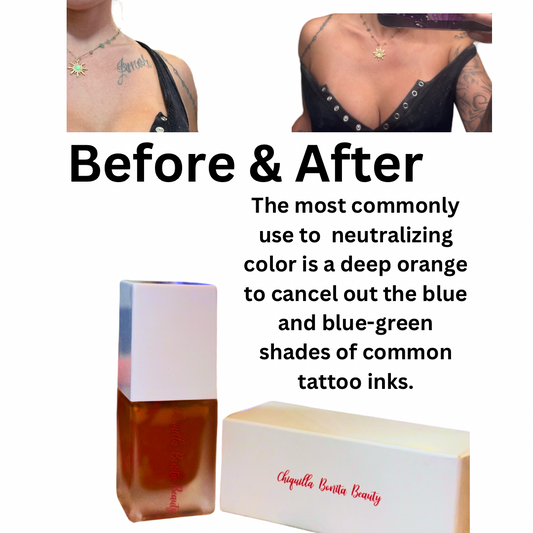 Tattoo Orange Concealer professional coverage