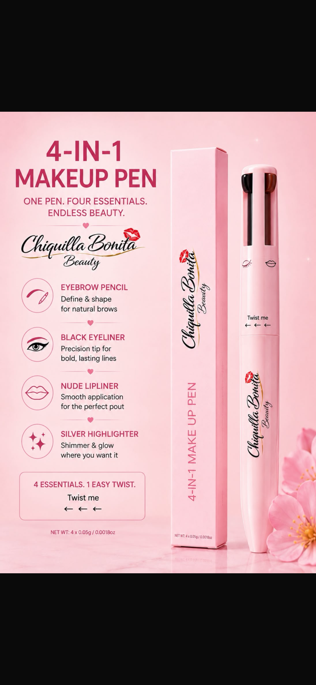 4 in 1 On the Go Makeup Pen