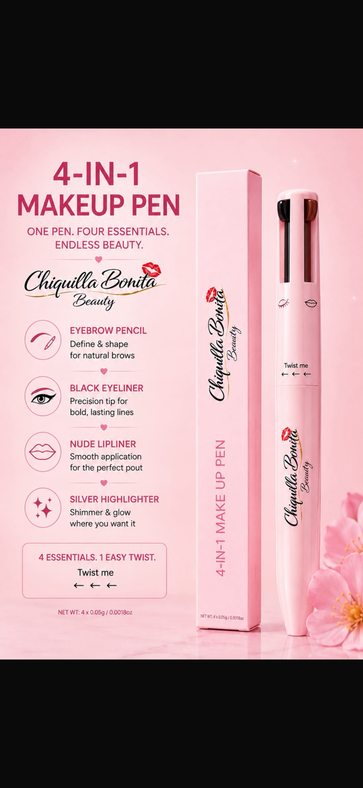 4 in 1 On the Go Makeup Pen