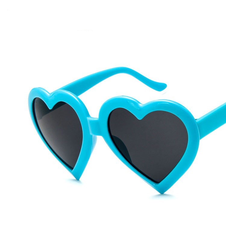 Trendy Heart-shaped Sunglasses Colorful